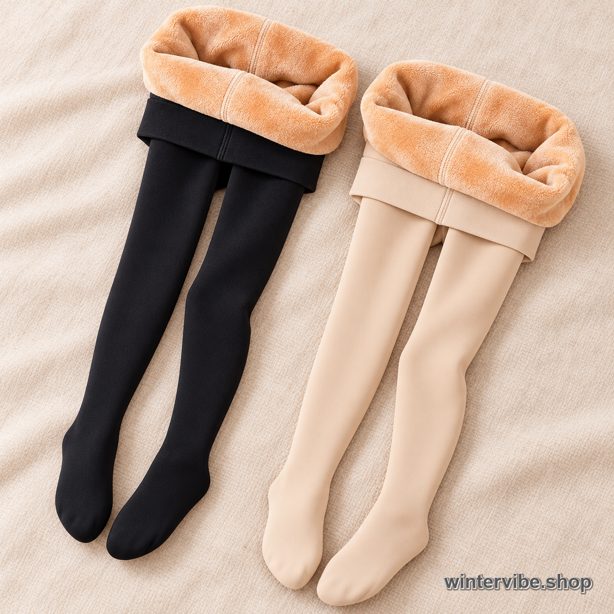 Damen Thermostrumpfhose mit Fleece-Innenfutter ❄️❤️
