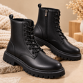 Damen Winterboots mit warmem Innenfutter – Schwarz