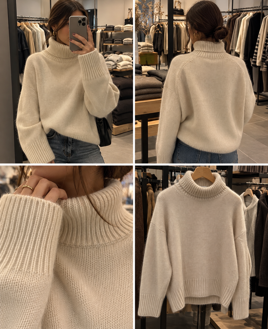 Wollpullover mit Rollkragen – Zeitlose Eleganz für kalte Tage