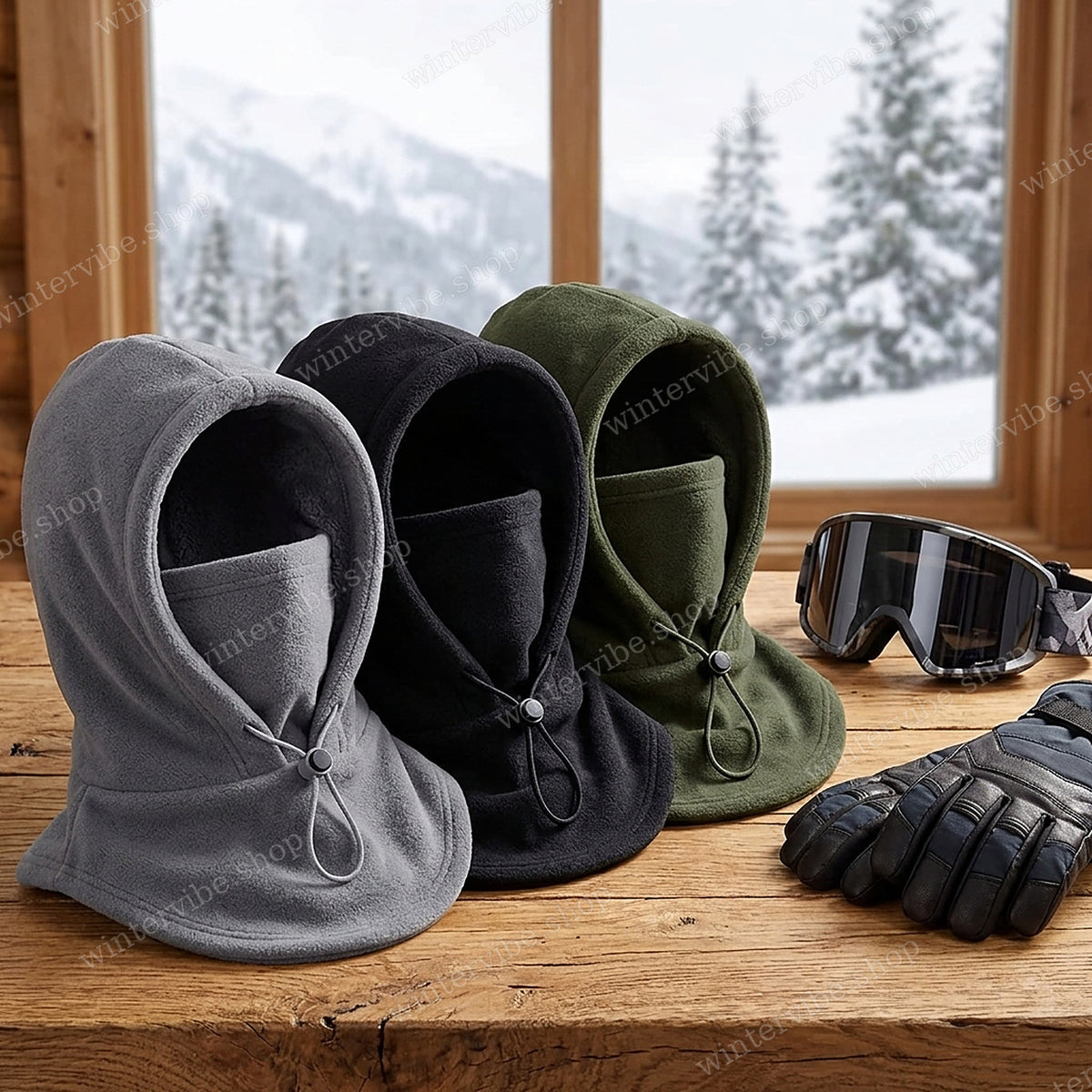 Winter-Sturmhaube mit Fleece-Innenfutter – Winddicht & Kuschelig Warm ❄️