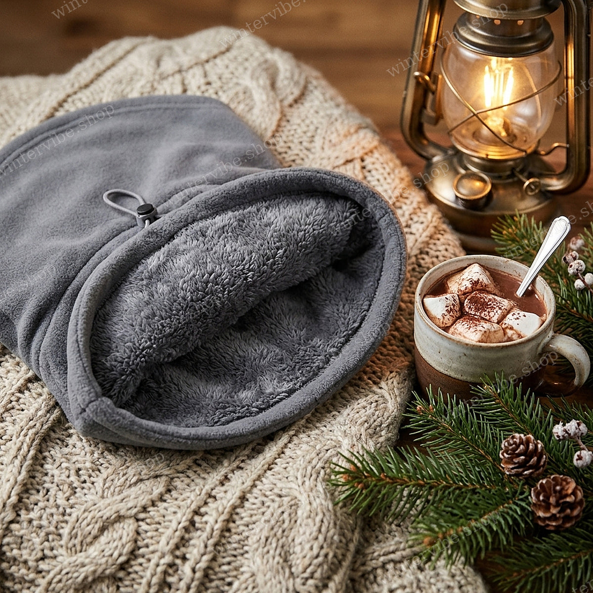 Winter-Sturmhaube mit Fleece-Innenfutter – Winddicht & Kuschelig Warm ❄️