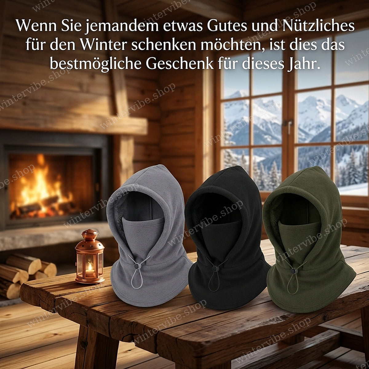 Winter-Sturmhaube mit Fleece-Innenfutter – Winddicht & Kuschelig Warm ❄️