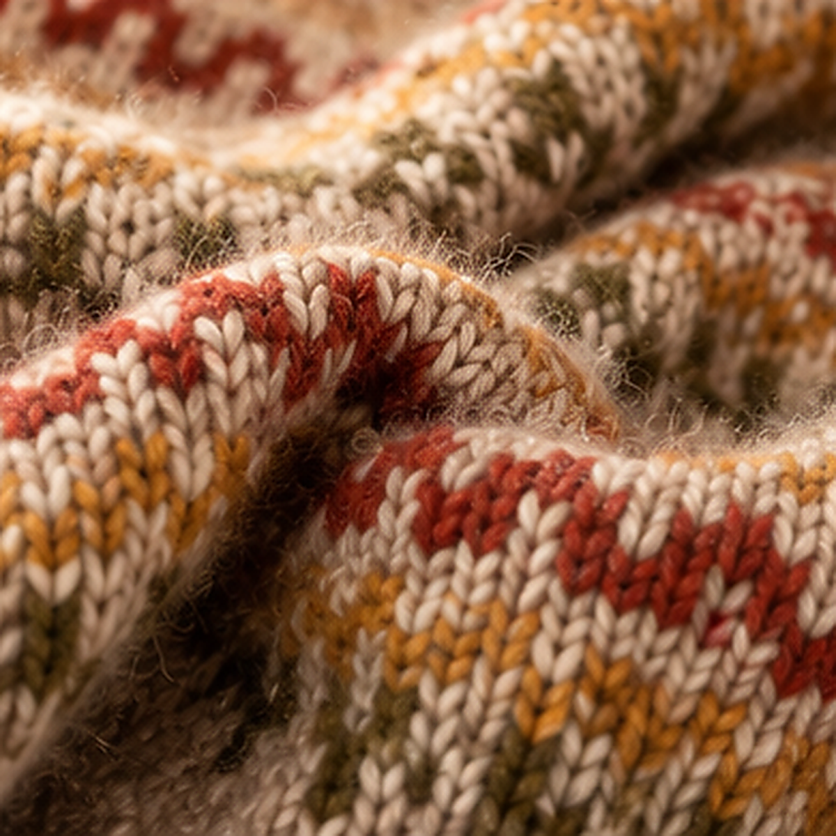 Damen-Strickpullover mit Norwegermuster – Gemütlicher Winterlook