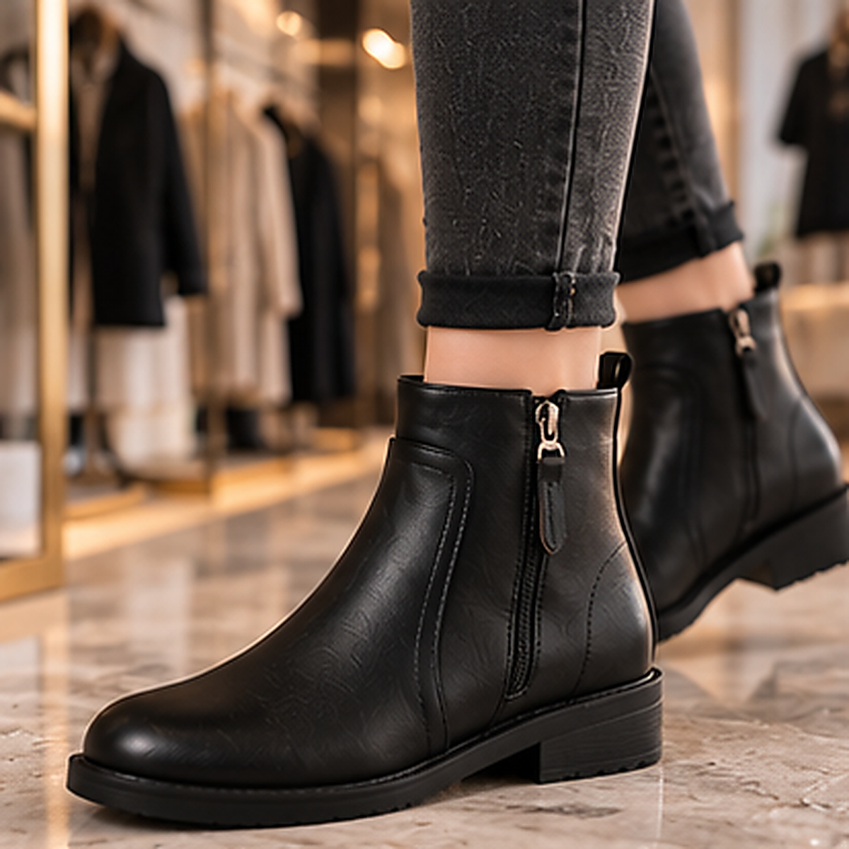 Elegante Damen-Stiefeletten – Zeitloser Stil & hochwertige Verarbeitung